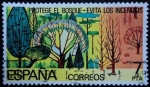 Stamps Spain -  Protege el bosque - Evita los incendios