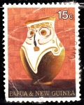 Stamps Oceania - Papua New Guinea -  Jarrón