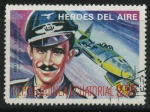 Sellos del Mundo : Africa : Guinea_Ecuatorial : Heroes del Aire - Adolf Galland