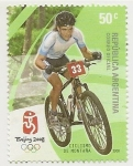 Stamps Argentina -  Olimpíadas Beijing 2008