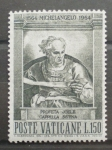 Stamps Vatican City -  IV CENTENARIO  DE LA MUERTE DE MIGUEL ANGEL, PROFETA JOELE, CAPILLA SIXTINA