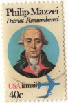 Stamps United States -  Philip Mazzei