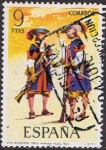 Stamps Spain -  UNIFORMES MILITARES 74. 2º GRUPO