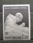 Stamps Vatican City -  VIAJE DE PABLO VI A LA INDIA