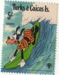 Sellos de America - Islas Turcas y Caicos -  Goofy