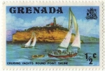 Stamps : America : Grenada :  Cruising Yachts Round Point Saline