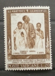 Stamps : Europe : Vatican_City :  CANONIZACION DE LOS MARTIRES DE UGANDA