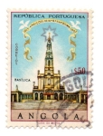 Stamps : Africa : Angola :  APARICION de NTRA SEÑORA de FATIMA-Basilica