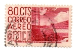 Stamps : America : Mexico :  ESTADIO UNIVERSITARIO de MEXICO-1950-52