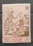 Stamps : Europe : Vatican_City :  VII CENTENARIO NACINIENTO DE DANTE ALIGHERI, INFERNO