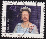 Stamps Canada -  reina elizabeth II