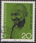 Sellos de Europa - Alemania -  CENTENARIO DEL NACIMIENTO DE GANDHI