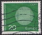 Stamps Germany -  EUROPA 1970