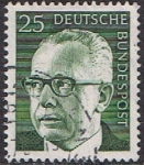 Stamps Germany -  PRESIDENTE G. HEINEMANN