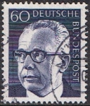 Sellos del Mundo : Europa : Alemania : PRESIDENTE G. HEINEMANN
