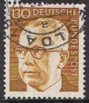 Stamps Germany -  PRESIDENTE G. HEINEMANN