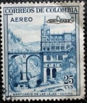 Stamps : America : Colombia :  santuario de las lajas-nariño