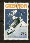 Sellos del Mundo : America : Grenada : Space Shuttle.