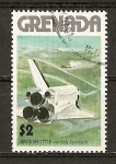Stamps : America : Grenada :  Space Shuttle.
