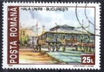 Stamps Romania -  Unión Hall,  Bucarest