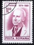 Stamps : Europe : Romania :  Personajes.  C.I. Parhon.