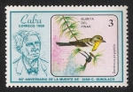 Stamps Cuba -  AVES: 2.134.252,00-Dendroica pityophila