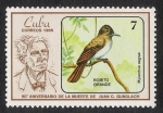 Stamps Cuba -  AVES: 2.134.253,00-Myiarchus stolidus sagrae