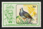 Stamps : America : Cuba :  AVES: 2.134.255,00-Geotrygon caniceps