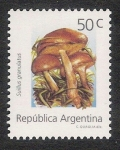 Sellos de America - Argentina -  SETAS-HONGOS: 1.106.053,00-Suillus granulatus