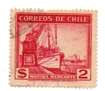 Stamps : America : Chile :  MARINA MERCANTE