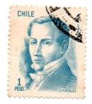 Stamps : America : Chile :  -D.PORTALES-