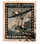 Stamps : America : Chile :  CORREO AEREO-