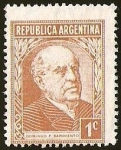 Stamps Argentina -  DOMINGO F. SARMIENTO