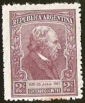Stamps Argentina -  CENTENARIO BARTOLOME MITRE