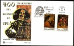 Stamps Spain -  400 aniversario nacimiento de Velázquez - SPD