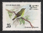 Stamps : Asia : Sri_Lanka :  AVES: 2.269.022,00-Zosterops ceylonensis
