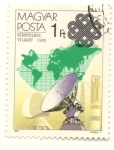 Stamps : Europe : Hungary :  Año mundial de las comunicaiones 1983