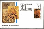 Stamps Spain -  Navidad 1994 - Adoración de los reyes - Ripoll - SPD