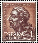Stamps : Europe : Spain :  XII Centenario de la fundación de Oviedo