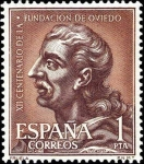 Stamps Spain -  XII Centenario de la fundación de Oviedo