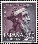 Stamps : Europe : Spain :  XII Centenario de la fundación de Oviedo