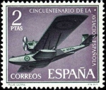 Stamps Europe - Spain -  L Aniversario de la Aviación Española