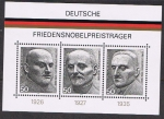 Stamps Germany -  HB DE PREMIOS NOBLE DE LA PAZ