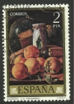 Stamps : Europe : Spain :  Pintura de Menendez. Bodegón
