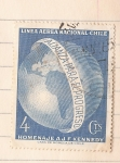 Stamps Chile -  Homenaje a J.F kennedy  de  L.A.N