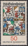 Stamps : Europe : Germany :  TILL EULENSPIEGEL, HÉROE DE UNA LEYENDA POPULAR