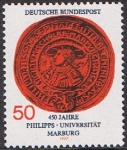 Stamps Germany -  LD ANIVERSARIO DE LA UNIVERSIDAD DE MALBURG