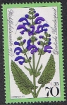 Stamps Germany -  FLORES SILVESTRES. SALBIA