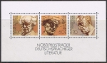 Stamps : Europe : Germany :  HB PREMIOS NOBEL DE LITERATURA ALEMANES