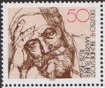 Stamps : Europe : Germany :  MARTIN BUBER, FILÓSOFO